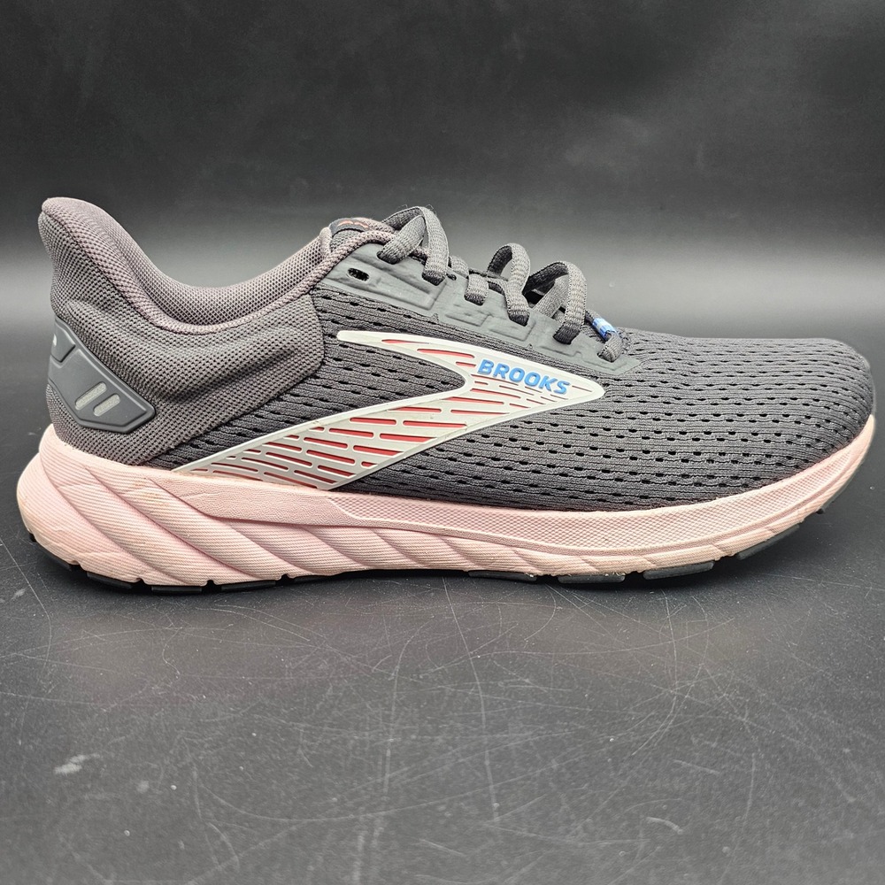 Brooks Anthem 6 Womens Running Shoes Grey Pink 1204031B028 Size 8